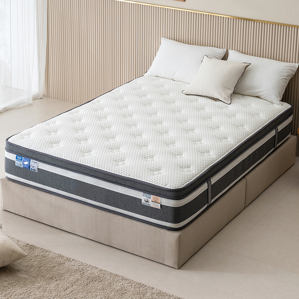 허리 건강에 딱 맞는 단단한 포켓 스프링 매트리스 추천! 편안한 호텔 침대처럼