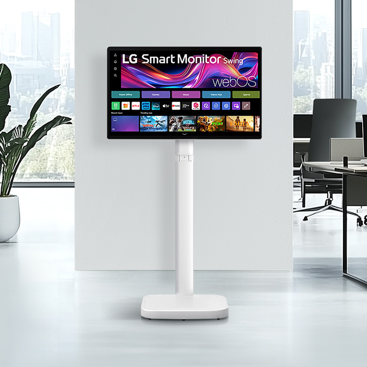 집에서도 쉽게 사용할 수 있는 LG 스마트모니터 스윙 32U889SAW 소개