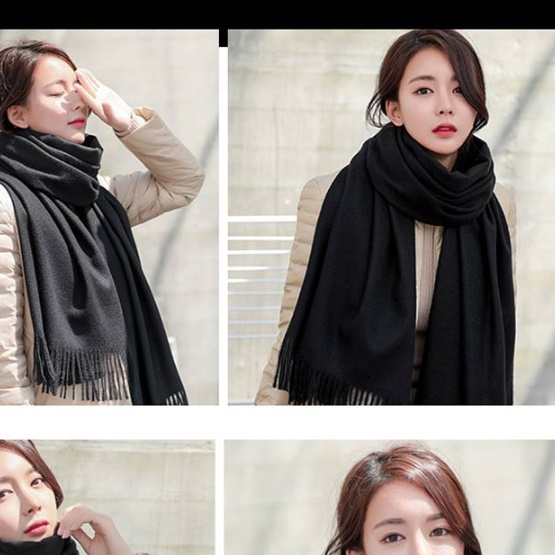 연인에게 딱! 따뜻하고 멋스러운 양면 목도리 추천
