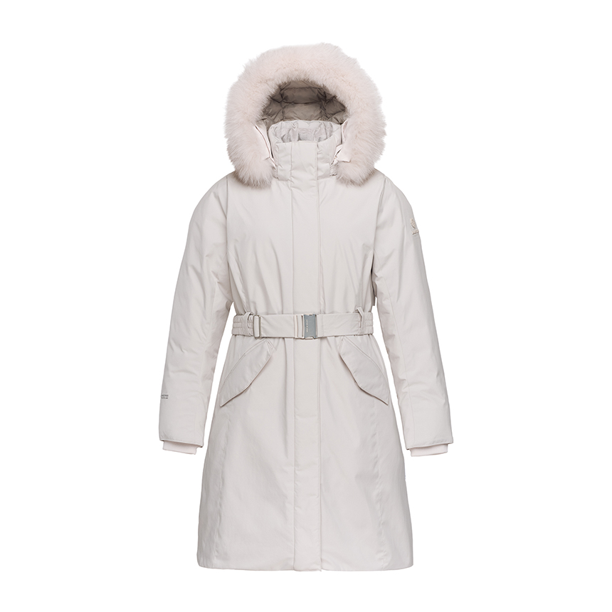 포근하고 스타일리시하게! 여성용 구스 롱 다운벨트 패딩