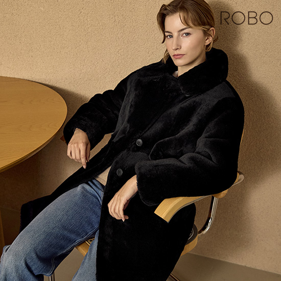 편하게 입기 좋은 스페인산 리버시블 하프 무스탕 코트 추천