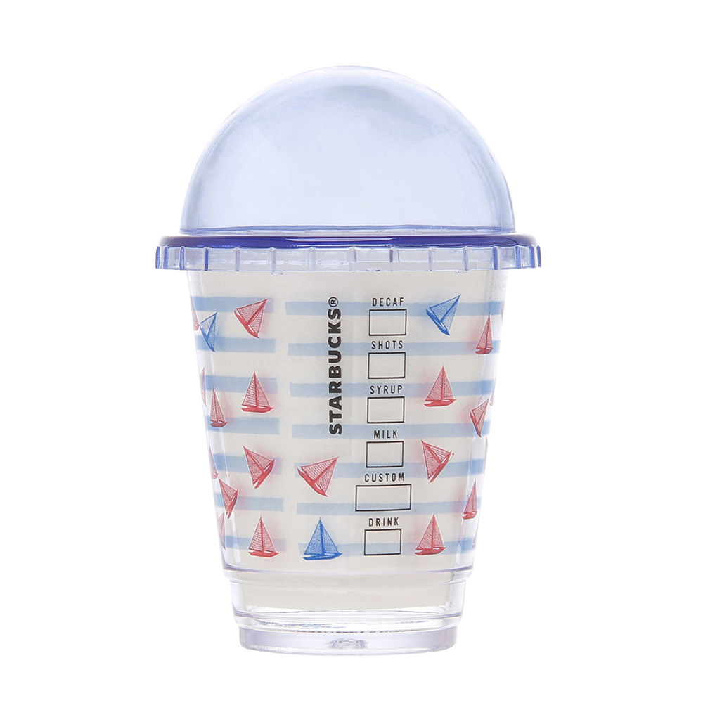 일본 스타벅스에서 만나는 귀여운 미니 컵 선물, 마린 보더 디자인