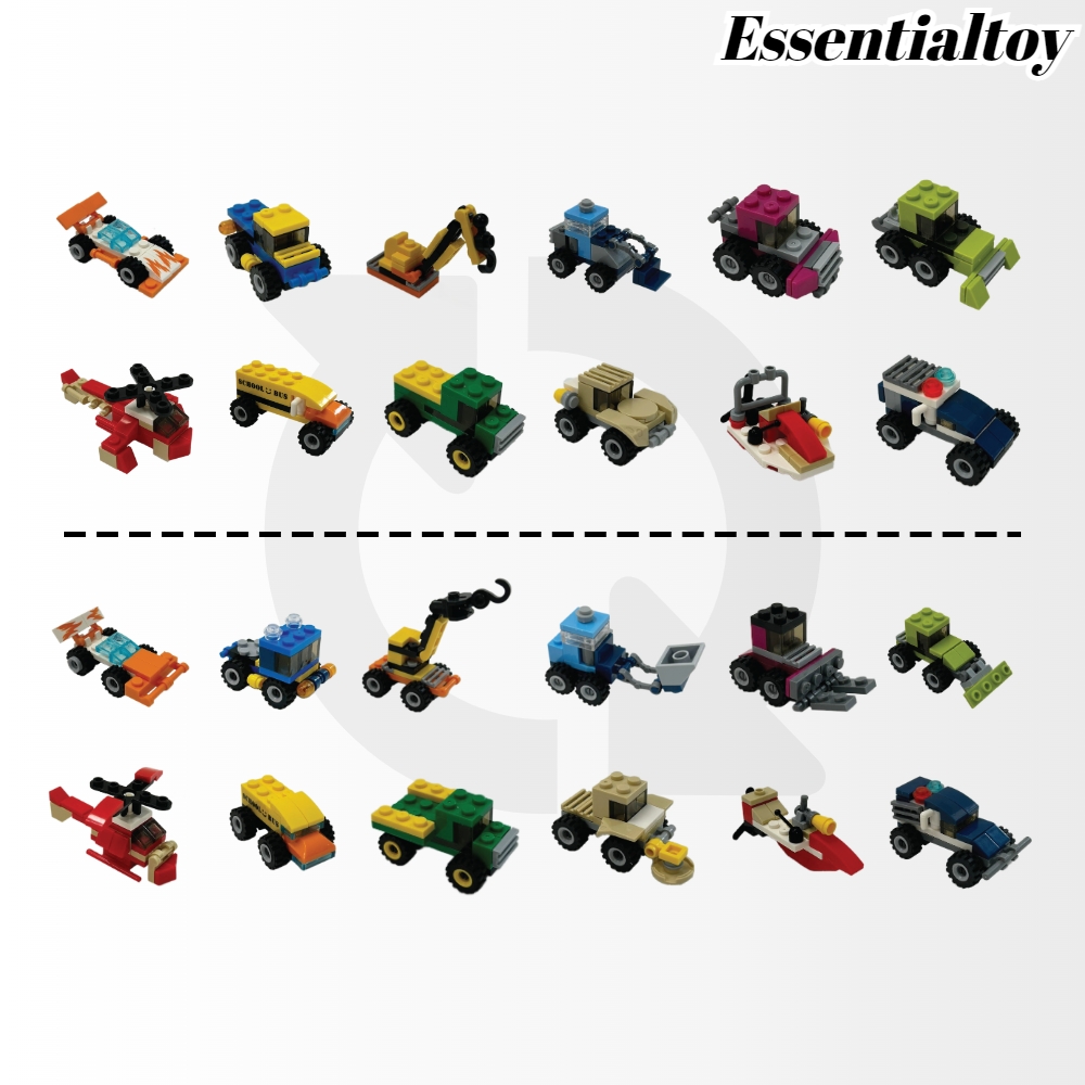 아이들이 좋아하는 공룡과 자동차가 만나는 재미! 에센셜토이 칭찬 블록 어드벤트 캘린더