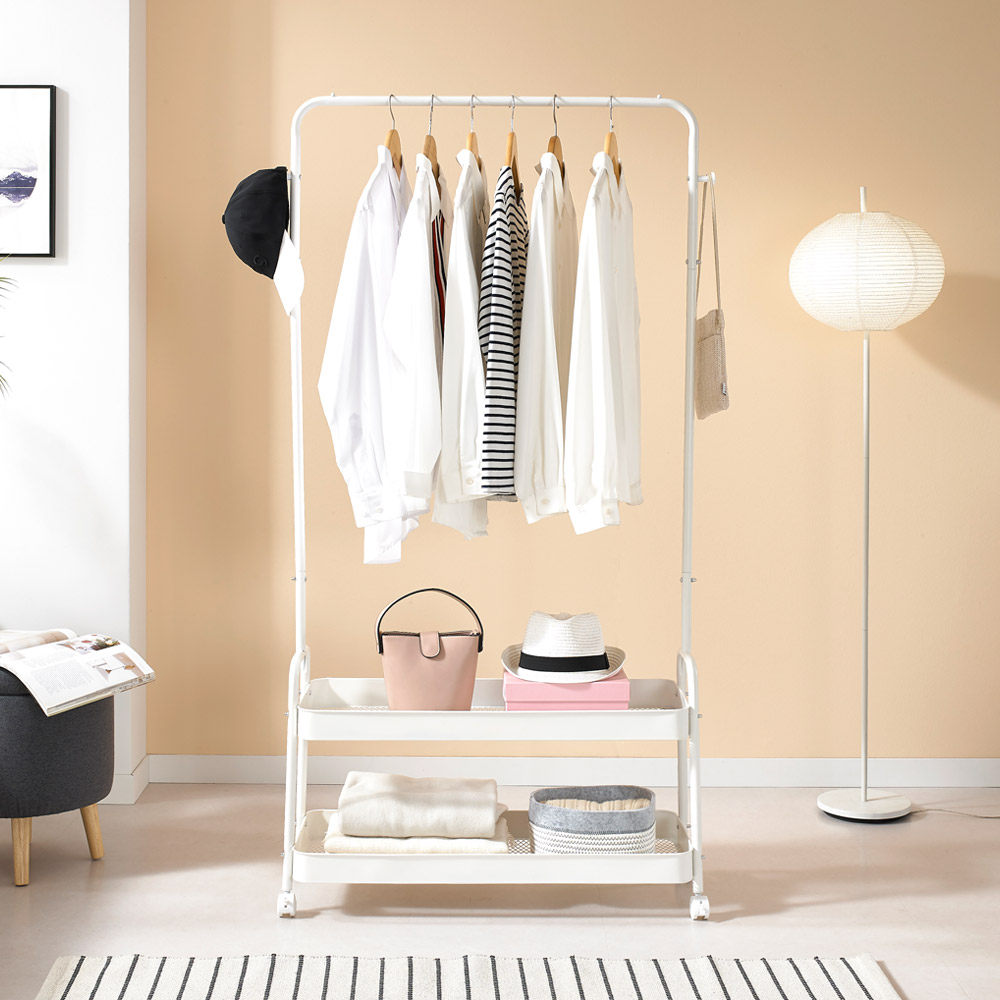 이동이 편한 2단 트롤리 옷걸이, 실속 있게 선택하는 방법