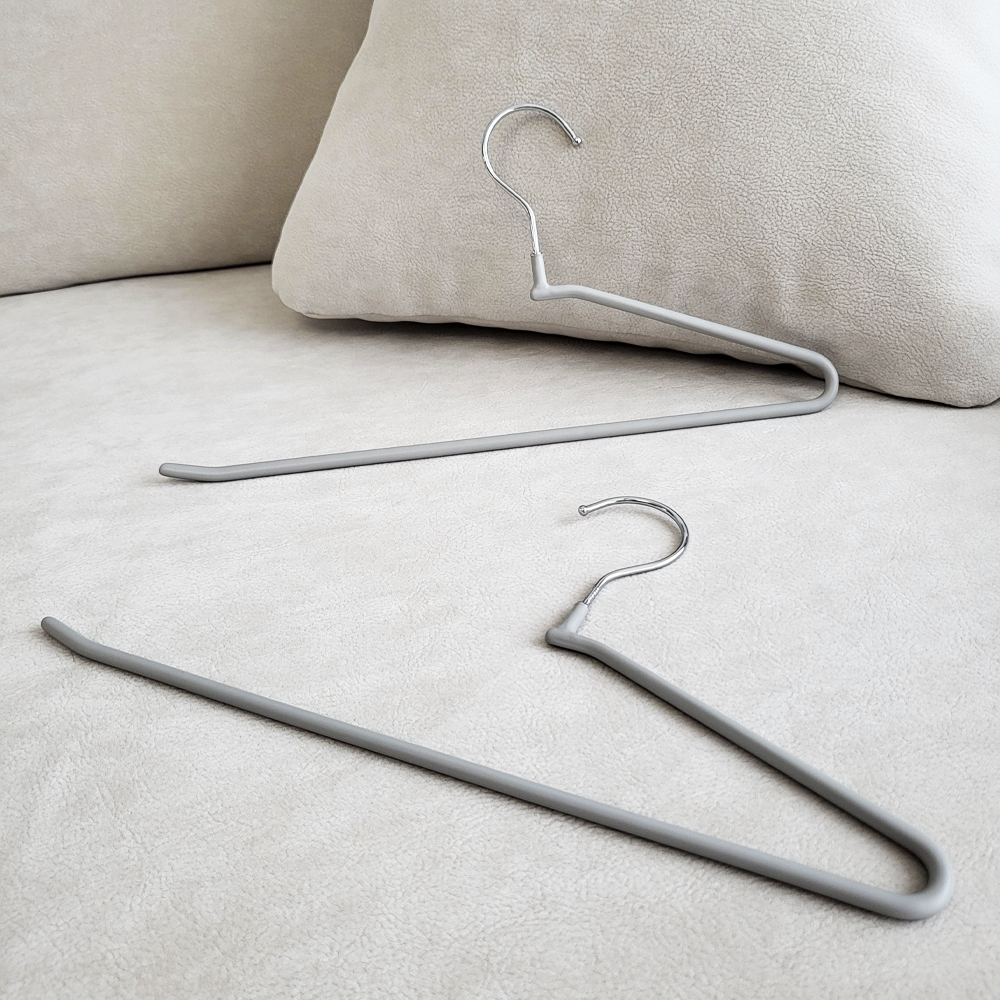 편하게 사용하는 회전형 논슬립 바지걸이와 치마걸이, 그레이 컬러 추천!