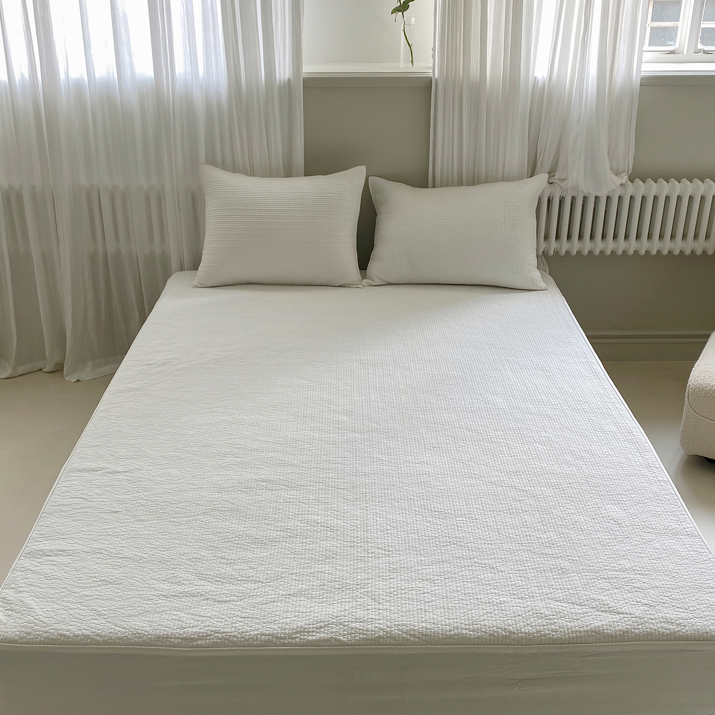 편안한 잠자리를 위한 순면 피그먼트 라지킹 매트리스커버 추천