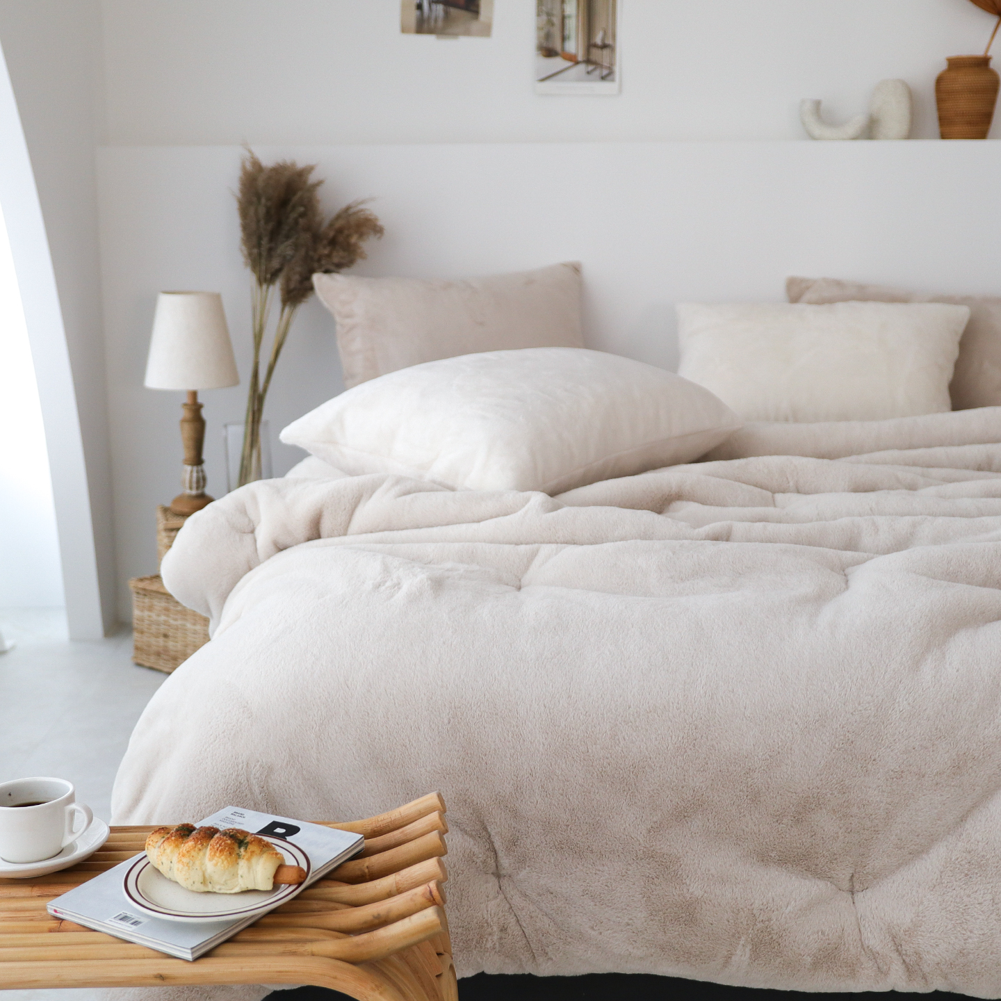 포근하고 따뜻한 겨울용 극세사 이불, 노스베어 프리미엄 라셀 10mm 장모 차렵이불 추천!