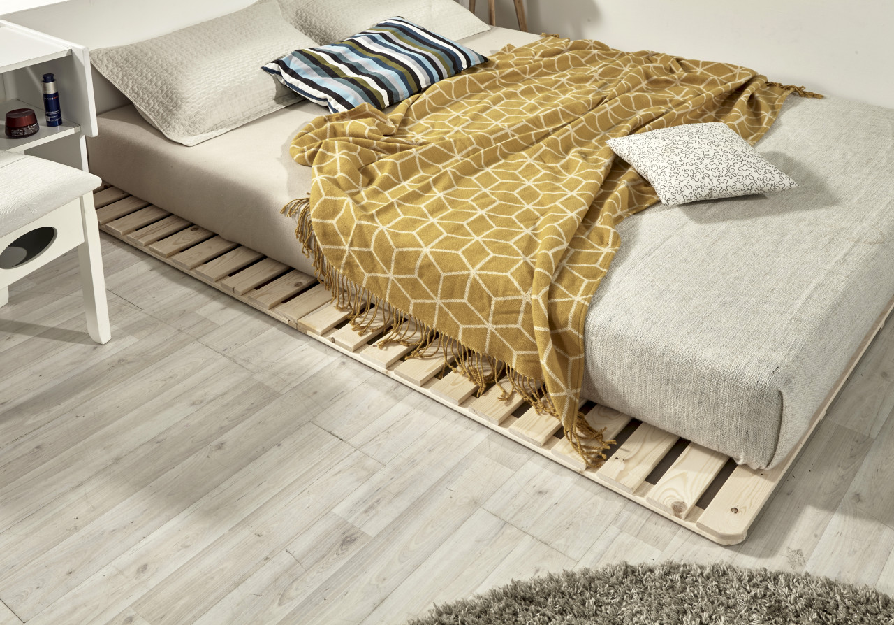 편백나무로 만든 싱글 침대 받침대, 저상형 접이식 프레임 추천!