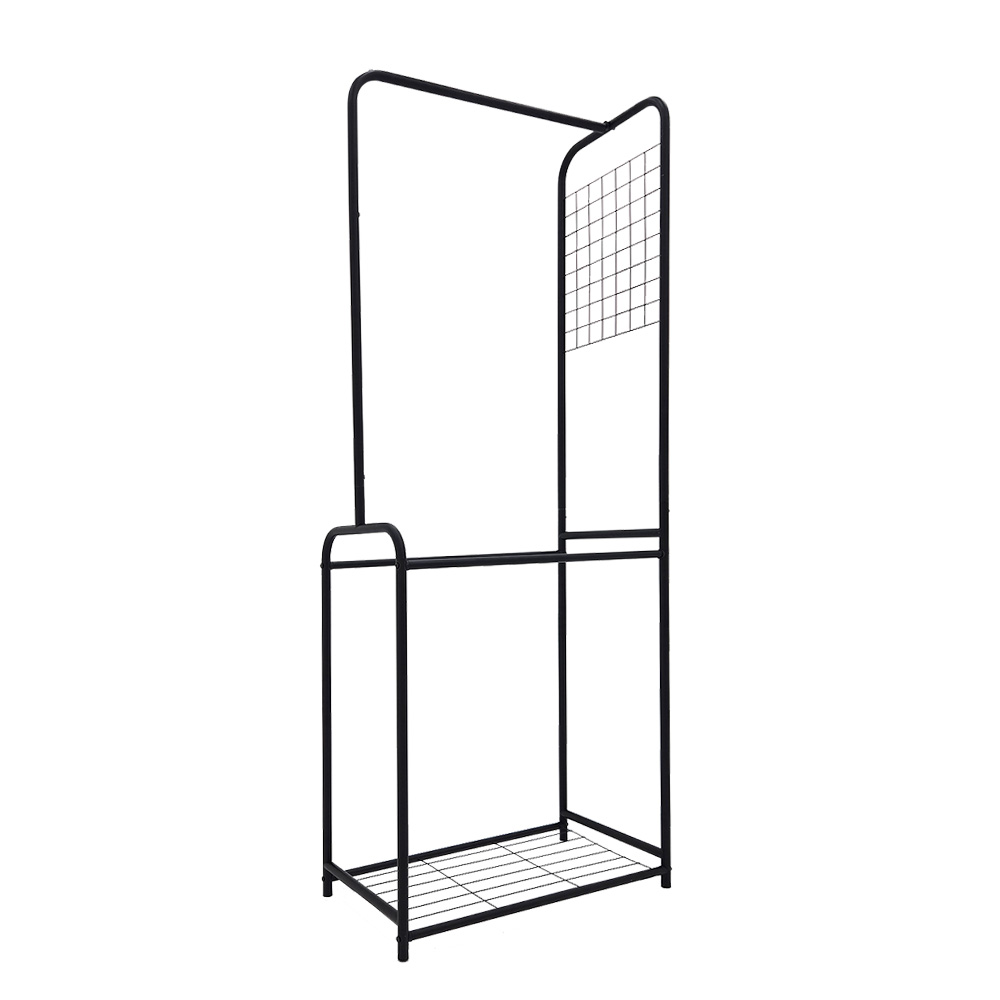 이동이 간편한 2단 드레스룸 행거, 집안 정리의 필수템!