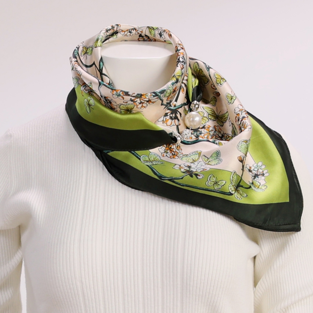 친근하게 즐기는 앙드레김 실크핏 진주링 스카프 3종 세트 소개