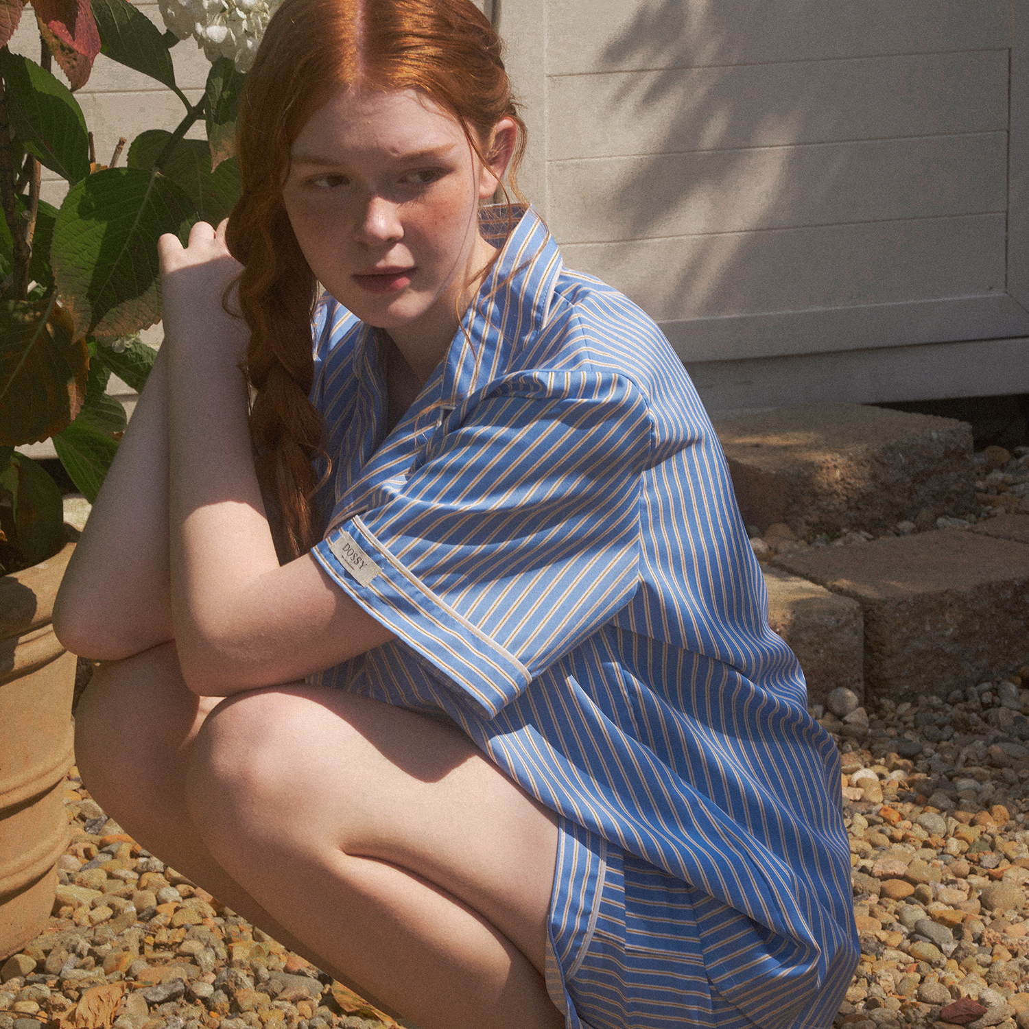 편안한 여름밤을 위한 실크핏 마리나 반팔 카라 세트 잠옷 추천!