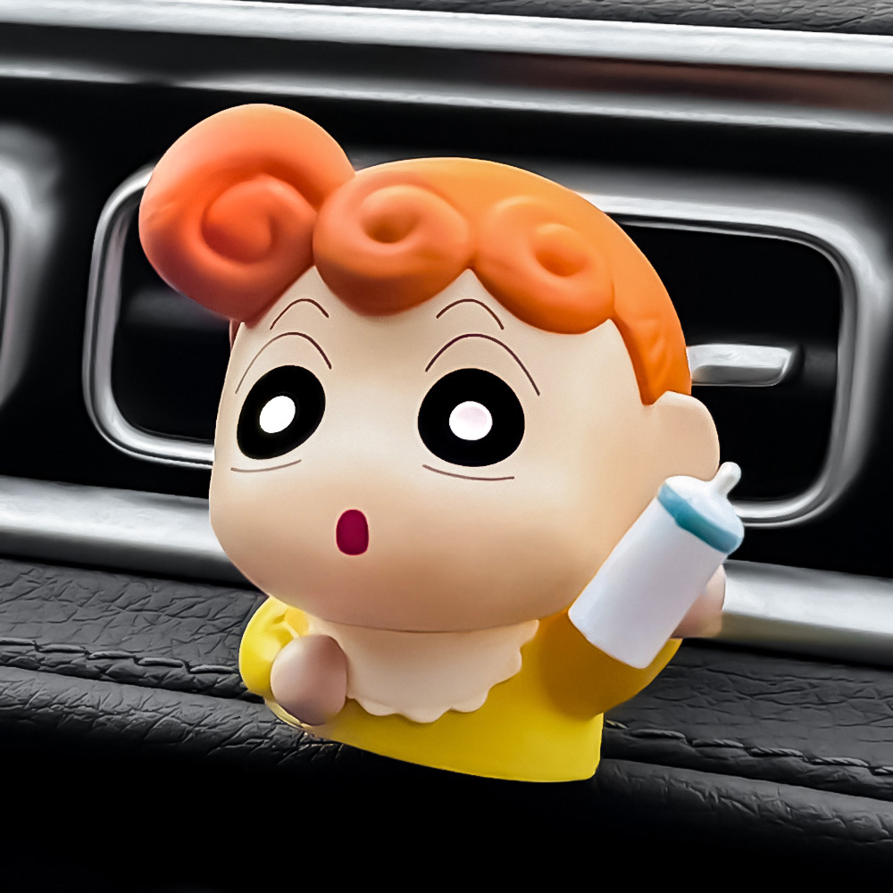 귀엽고 실용적인 짱구 차량용 디퓨저로 자동차 인테리어 업그레이드하세요!