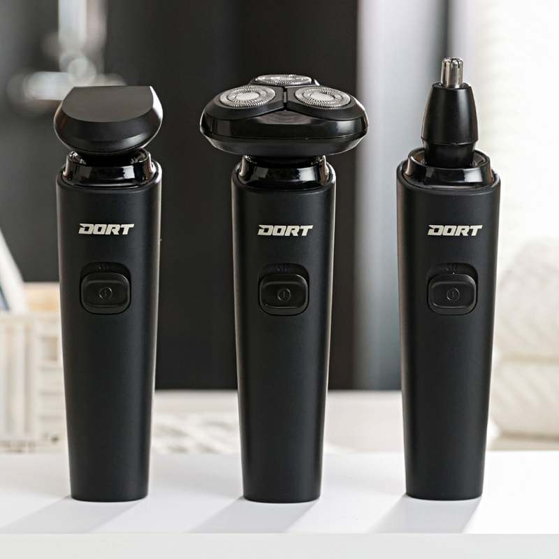 가볍고 강력한 3헤드 전기면도기, 어디서든 편하게 사용하세요!