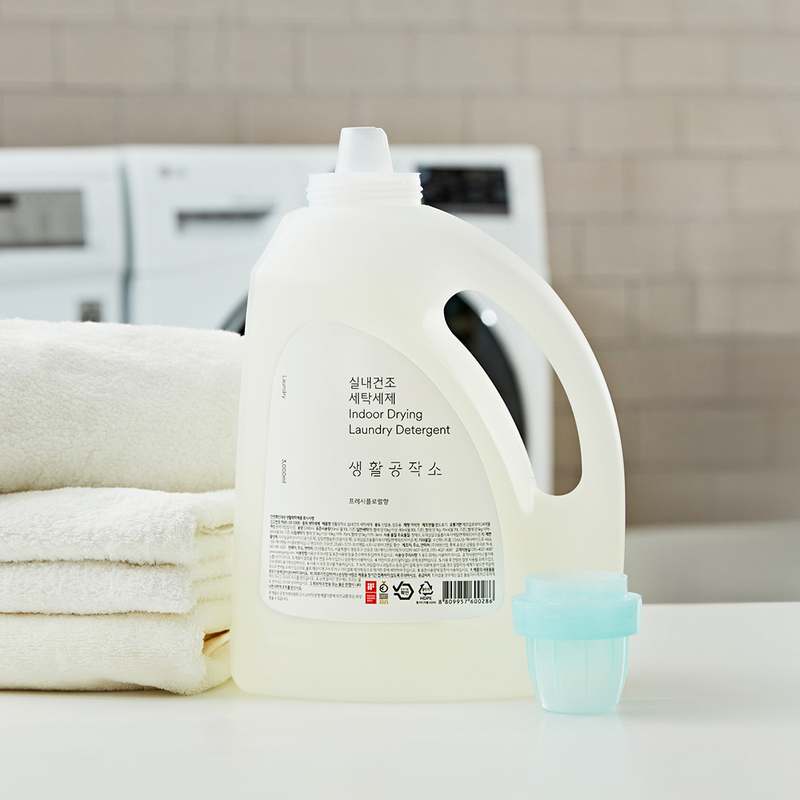 집에서 쉽게 쓰는 대용량 세탁세제, 생활공작소 실내건조 세제 추천!