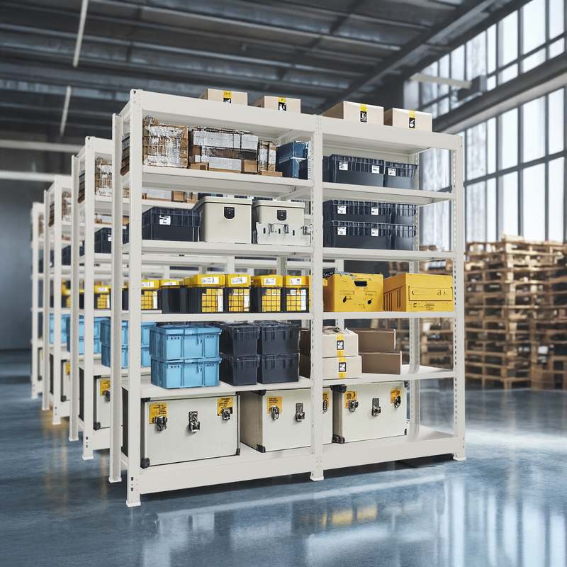 튼튼하고 실용적인 철제 선반으로 창고 정리 끝내기!