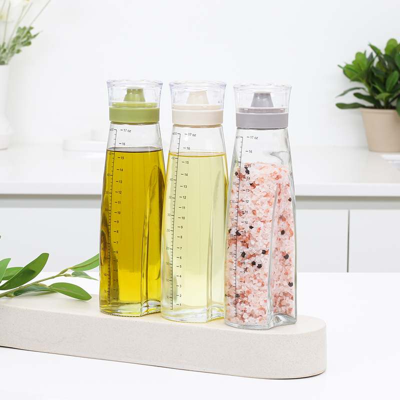 가정에서도 쉽게 사용하는 소스병과 조미료통 세트, 실용적이면서 깔끔하게!