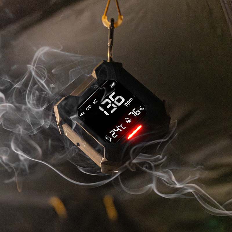 캠핑이나 집에서도 안전하게! 일산화탄소 감지기로 걱정 끝