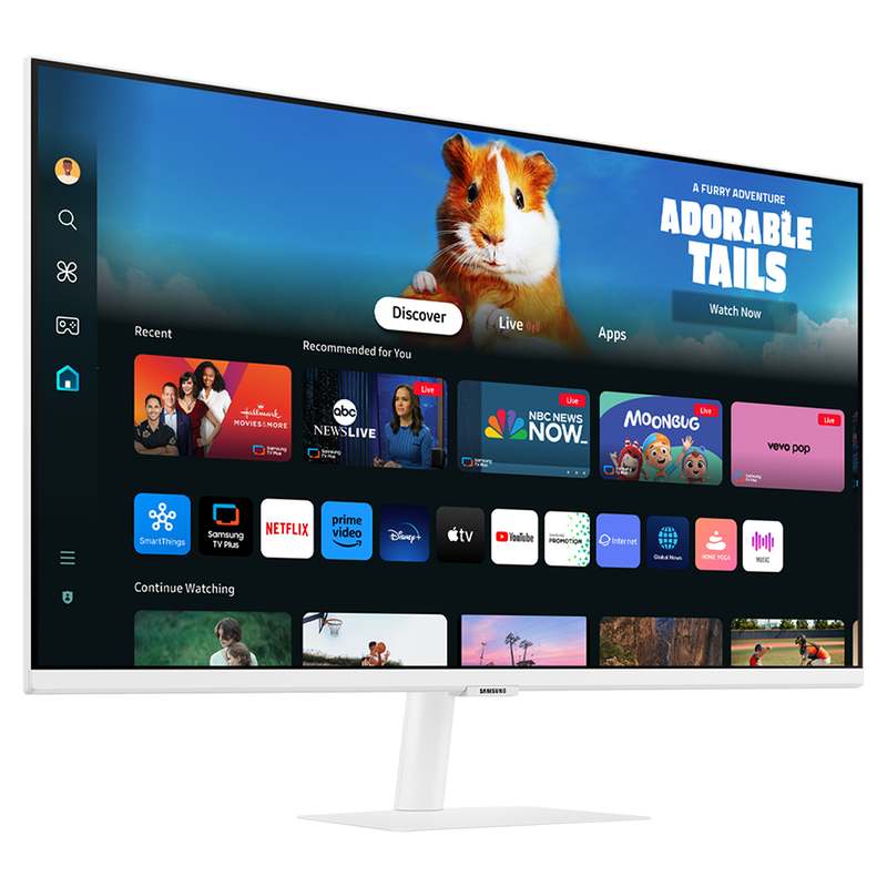 집에서 즐기는 스마트 IPTV 모니터, 삼성 M5 32인치로 더 편하게!