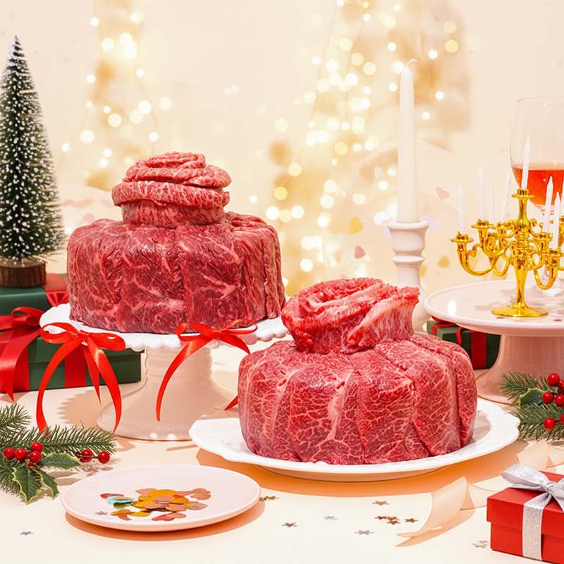 부모님께 특별한 생일 선물, 눈꽃 한우 케이크로 감동을 전하세요