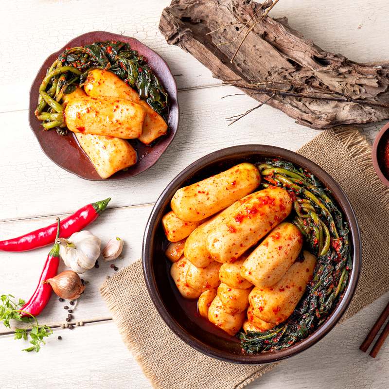 집에서 맛보는 전라도식 총각김치와 알타리김치, 신선하게 당일 만들어 드립니다