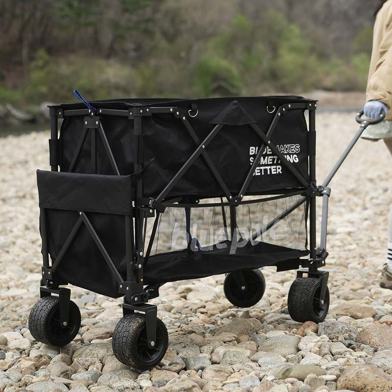 캠핑이나 야외 활동에 딱! 접이식 이동식 수레로 편리하게 이용하는 방법
