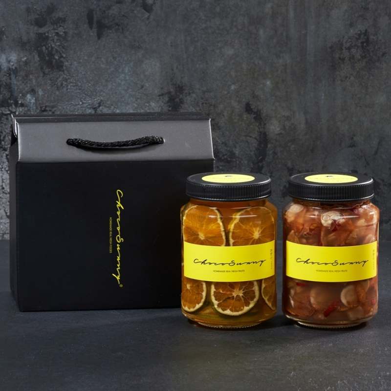 집에서 즐기는 건강한 과일차, 수제 배도라지대추생강청과 청귤청 선물세트 추천