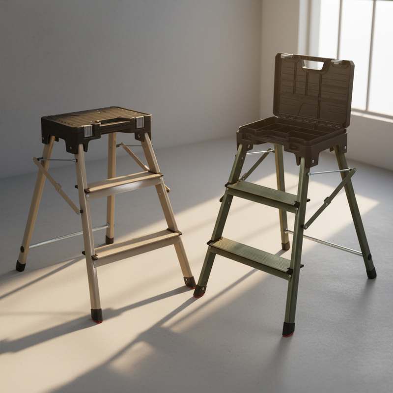 집에서 간편하게 사용하는 접이식 알루미늄 사다리 추천! 안전하고 튼튼한 3단 계단