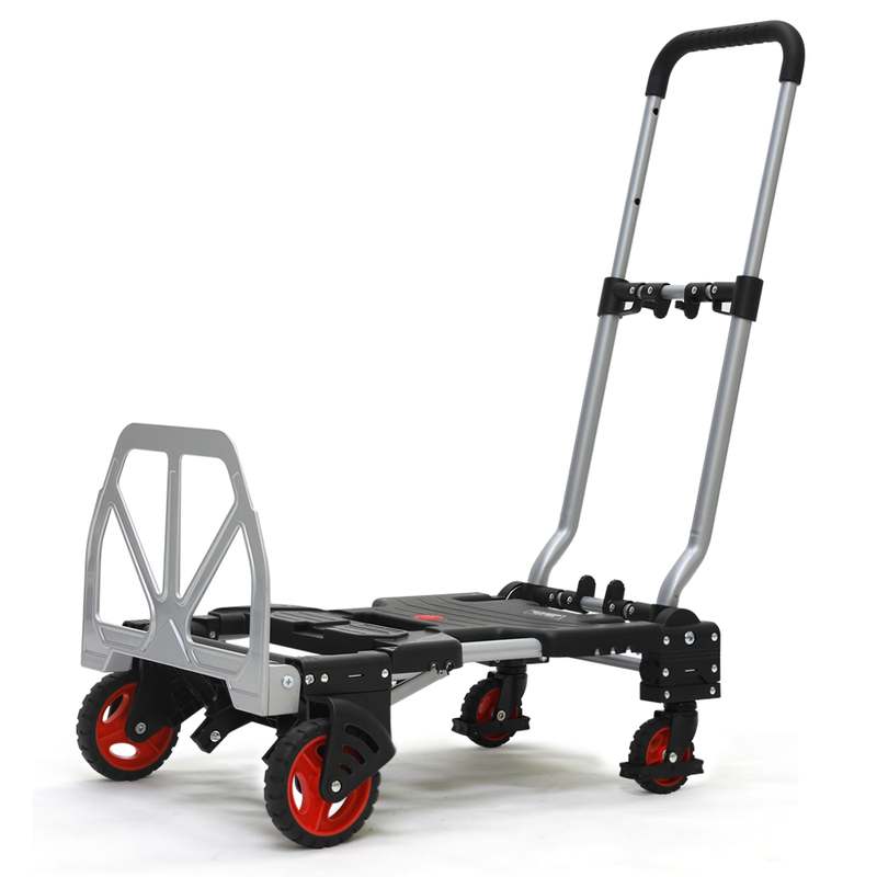 쉽고 편하게 사용할 수 있는 접이식 핸드카트, 검은색으로 깔끔하게!