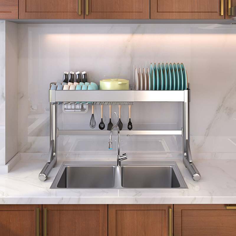 쉽고 편리하게 사용하는 높이 조절 식기 건조대, 집안 어디든 딱 맞게!