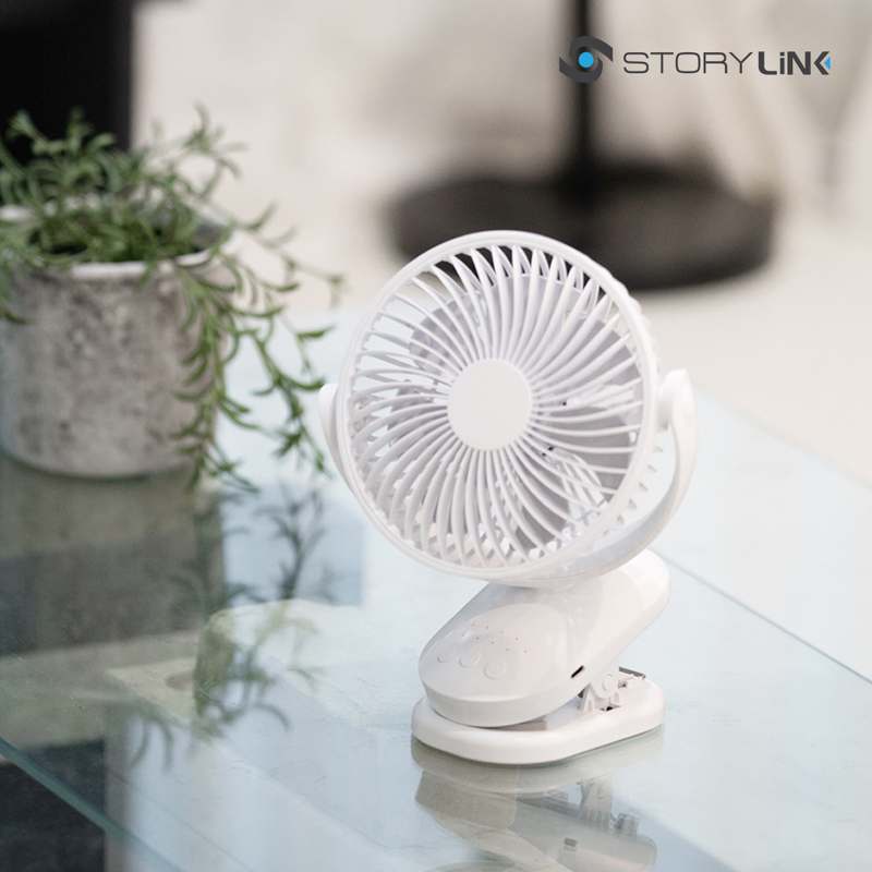 집에서 간편하게 사용하는 무선 집게 선풍기, 정말 편리하네요!