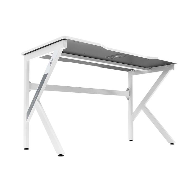 혼자 쓰기 딱 좋은 게이밍 책상, 깔끔한 화이트 컬러로 선택하세요!