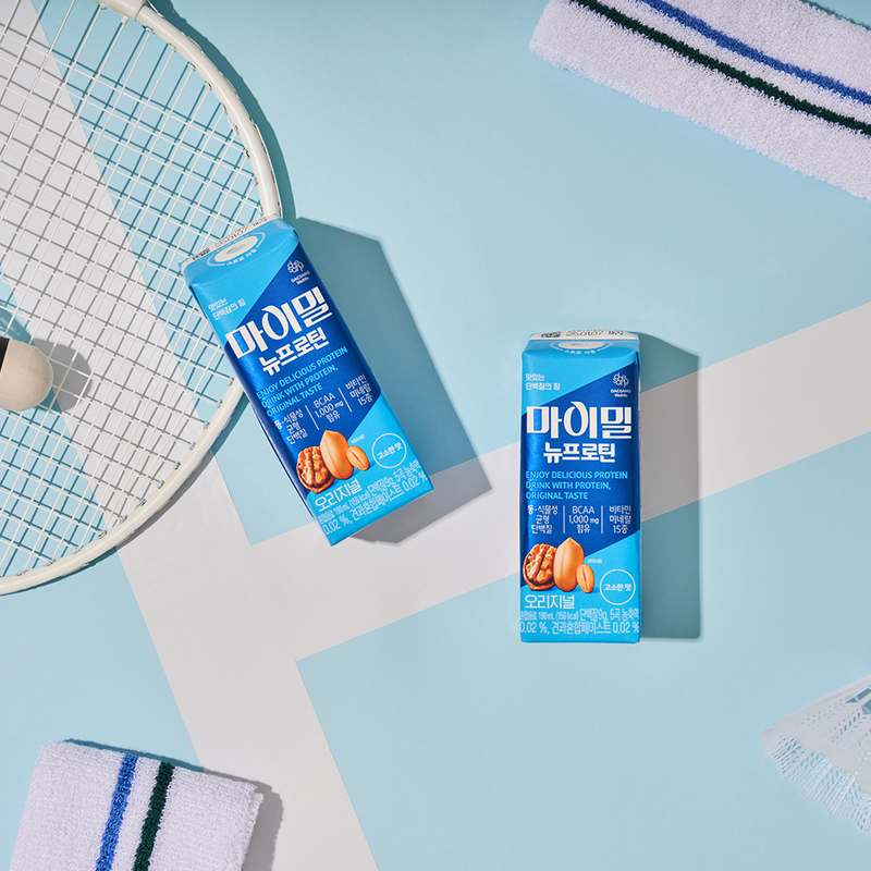 일상 속 건강 챙기기! 대상웰라이프 마이밀 뉴프로틴 오리지널 음료 소개