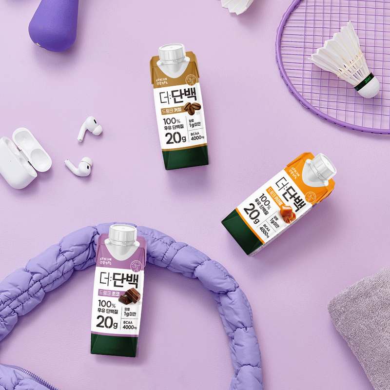 단백질 음료, 이렇게 골라보세요! 빙그레 더단백 250ml 6종 혼합 세트 소개
