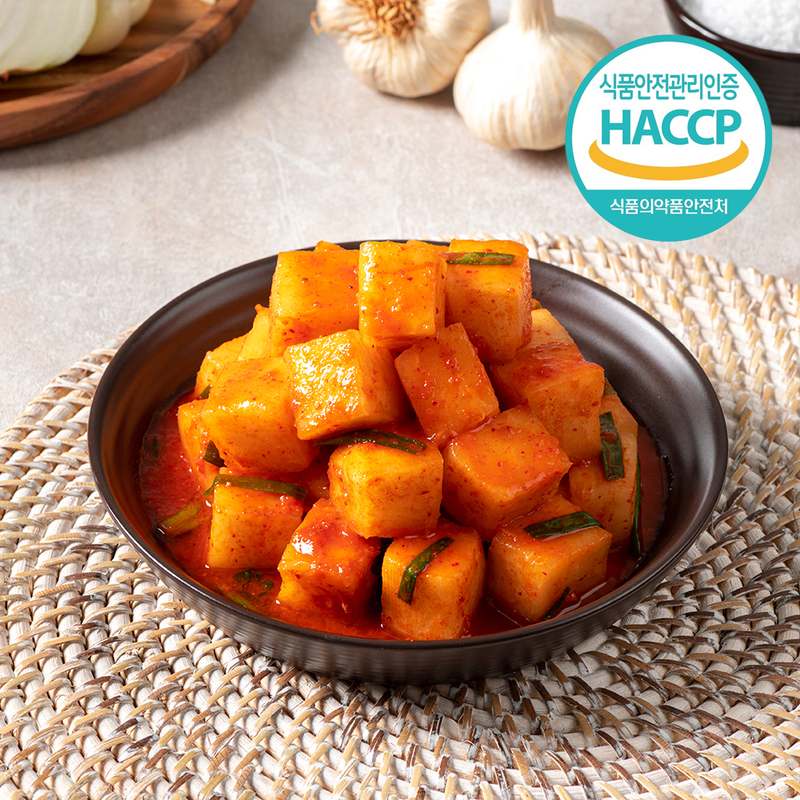 50년 전통의 국내산 깍두기, 운림가 김치로 맛보세요!