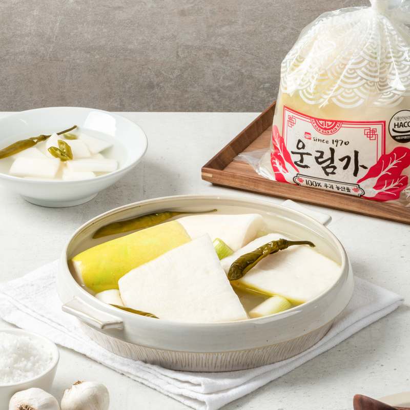집에서 맛보는 50년 전통의 국내산 무 동치미, 이렇게 만들어보세요!