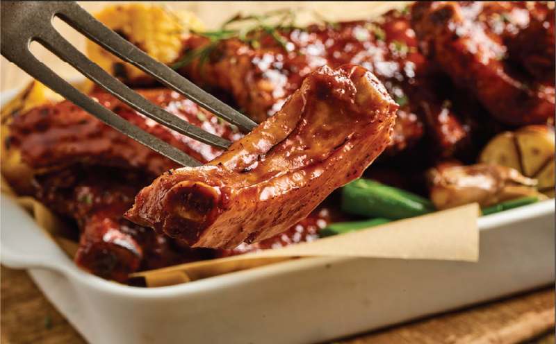 맛있고 푸짐한 애슐리 바비큐 폭립, 두 개 세트로 즐기기