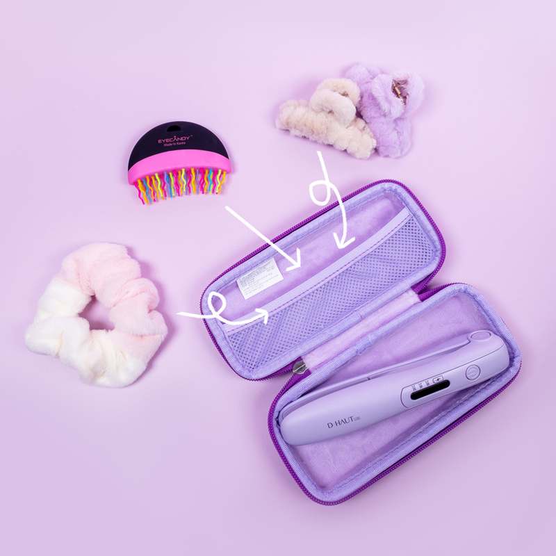 작고 가벼운 무선 고데기로 손쉽게 앞머리 볼륨 UP!