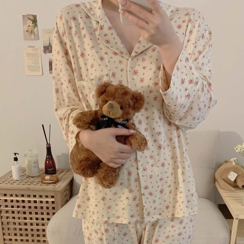 편안한 밤을 위한 귀여운 치즈 플라워 잠옷세트 추천!