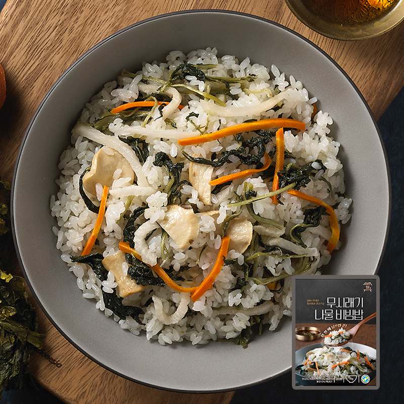집에서 즐기는 건강한 나물 비빔밥, 신선한 국산 재료로 만들어보세요!