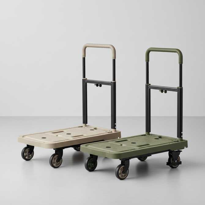 쉽고 편하게 사용할 수 있는 접이식 카트, 시장이나 쇼핑몰에서 딱 좋아요