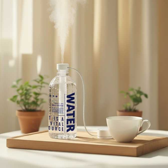 휴대하기 간편한 미니 가습기, 사무실이나 집에서 유용하게 쓰기 좋아요