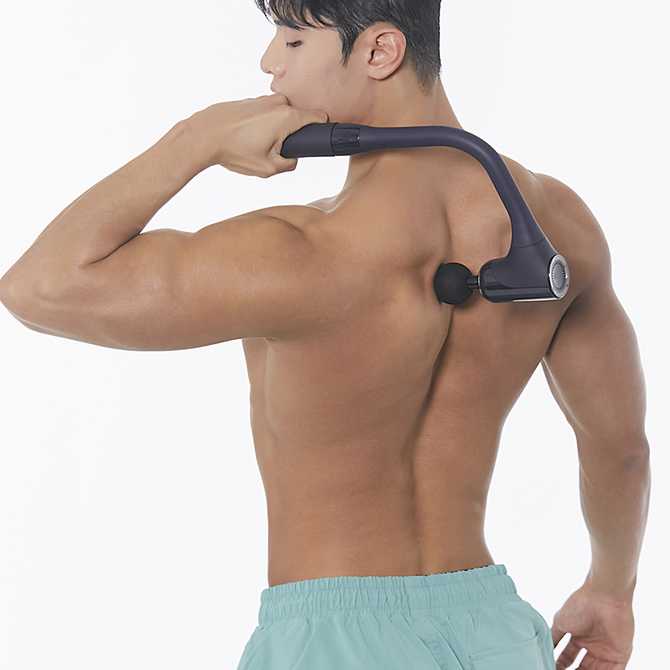 목과 어깨를 편안하게! 휴플러스 커브건 PRO C20 마사지건 소개