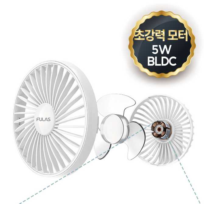 휴대하기 편한 5단 폴더블 선풍기, 풀라스 FL-PF4000 소개