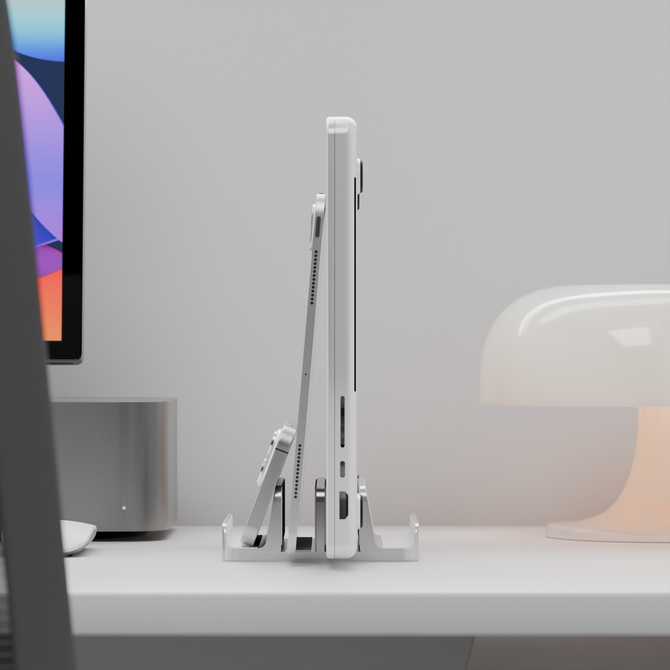 맥북과 맥미니를 깔끔하게 세우는 수직 거치대, 어떤 점이 좋을까?