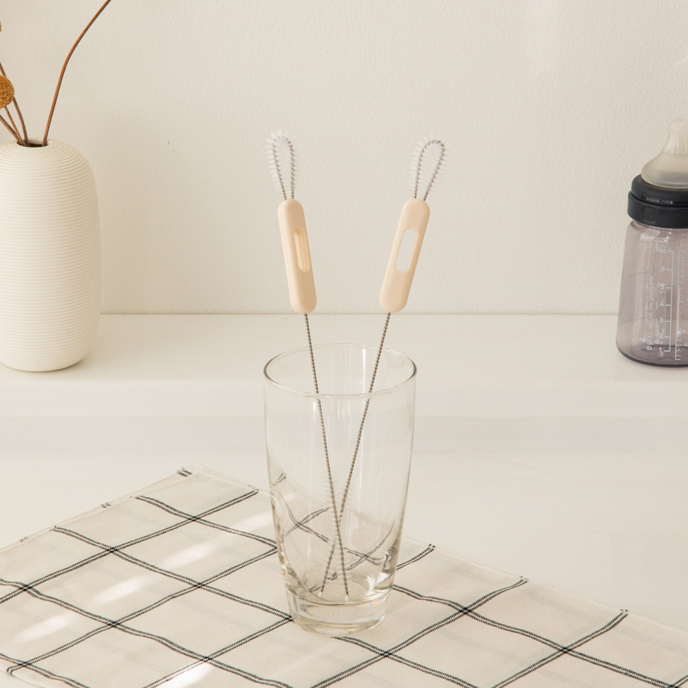 집에서 간편하게 사용하는 천연 스펀지 젖병 세척 브러쉬 추천