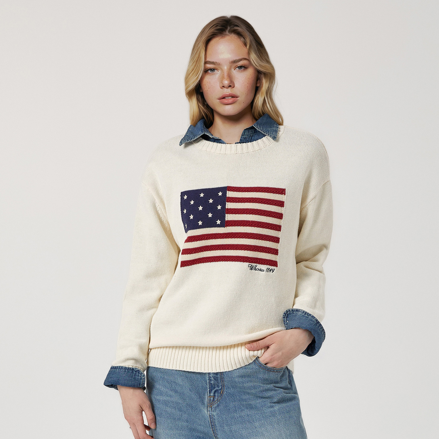 편안하게 입기 좋은 미국 국기 인타샤 풀오버, 함께 알아봐요!