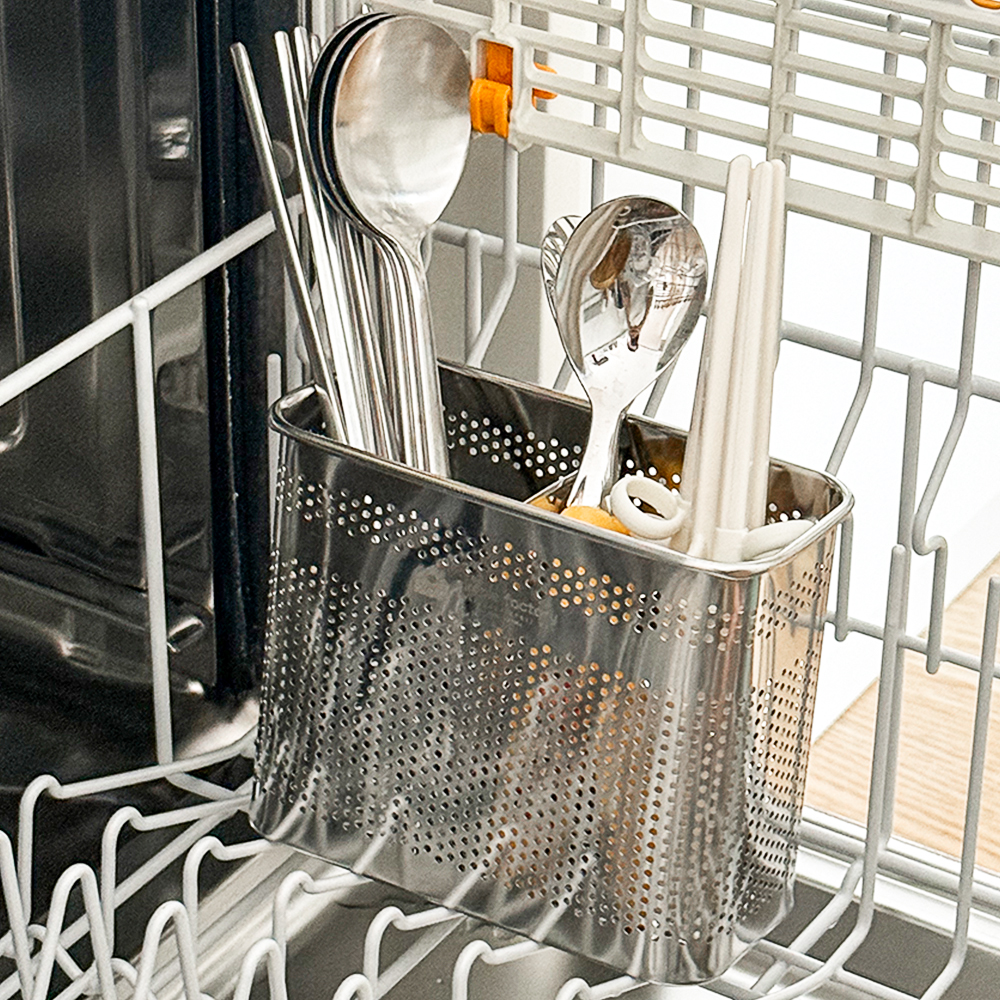 집에서 간편하게 사용하는 스테인리스 식기세척기 수저통 추천