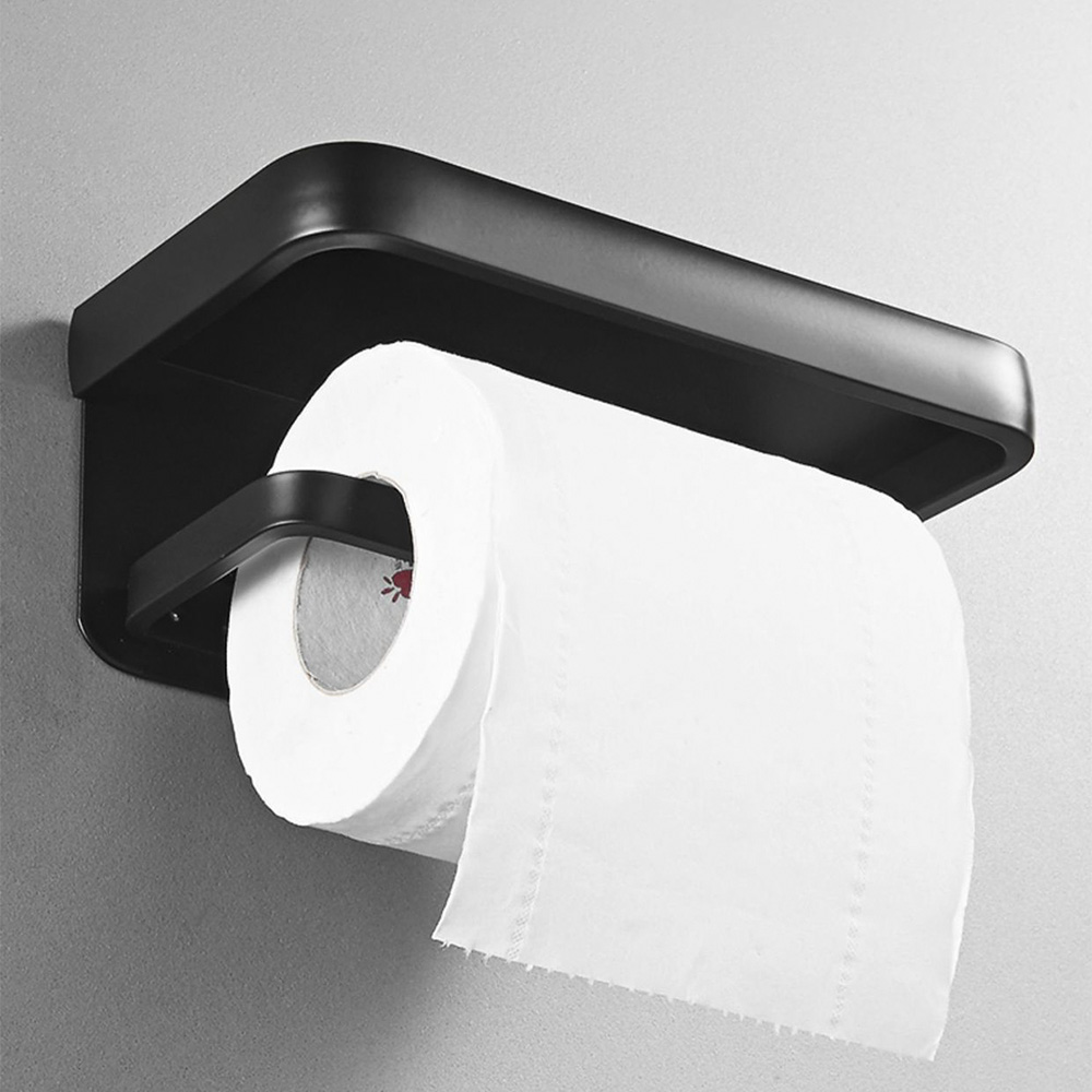 쉽고 튼튼한 화장실 휴지걸이, 덮개형 선반으로 깔끔하게 정리하세요!