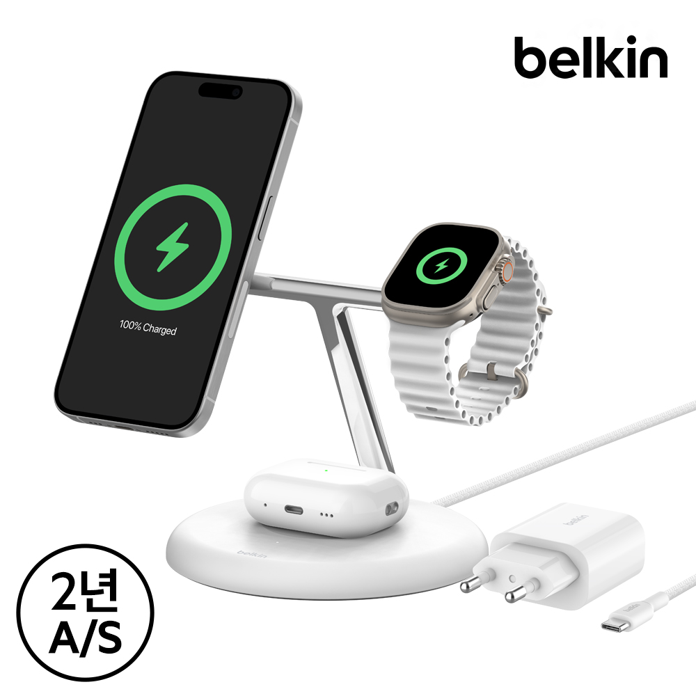 아이폰 사용자라면 꼭 알아야 할 벨킨 Qi2 3in1 무선 충전 스탠드 후기