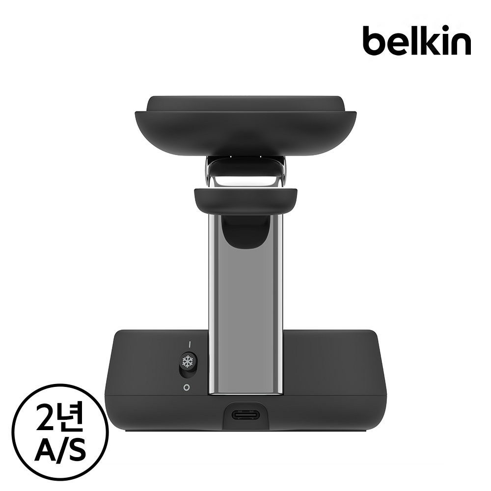 쉽고 빠른 무선 충전, 벨킨의 최신 3-in-1 스탠드로 업그레이드하세요!